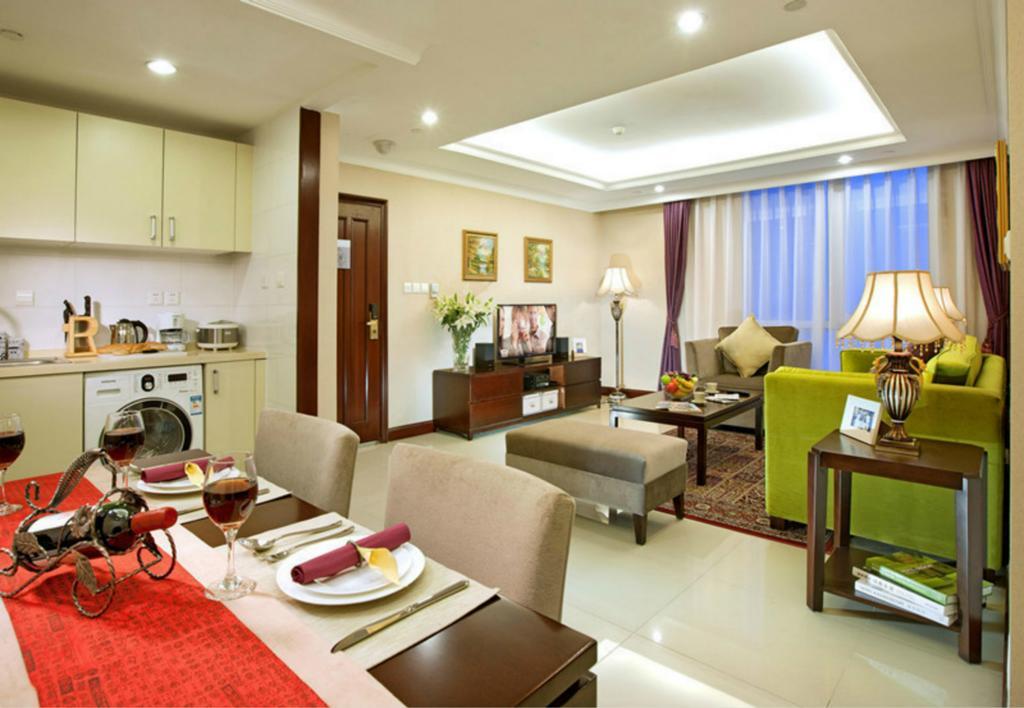 Ariva Tianjin Serviced Apartment Quarto foto